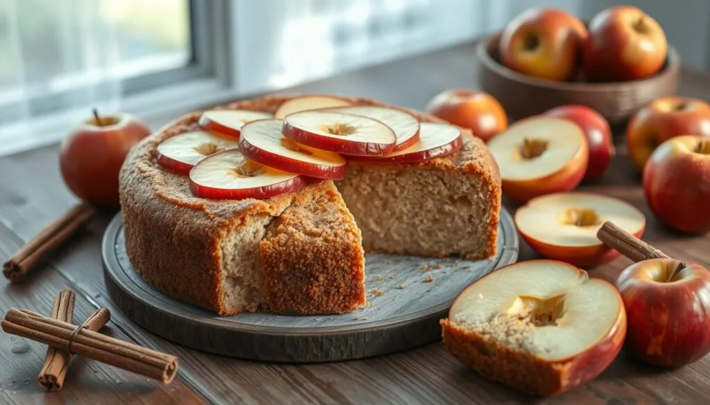 veganer apfelkuchen
